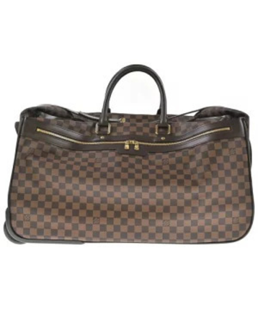 Louis Vuitton Carry on Suitcase Brown All over